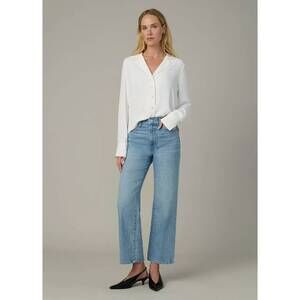 NEW JOE'S JEANS blake high rise wide leg crop jeans in light-wash